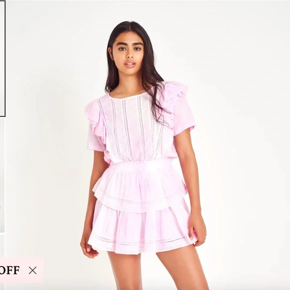 knee length dresses for ladies Loveshackfancy | Natasha Mini Dress | L main image 1